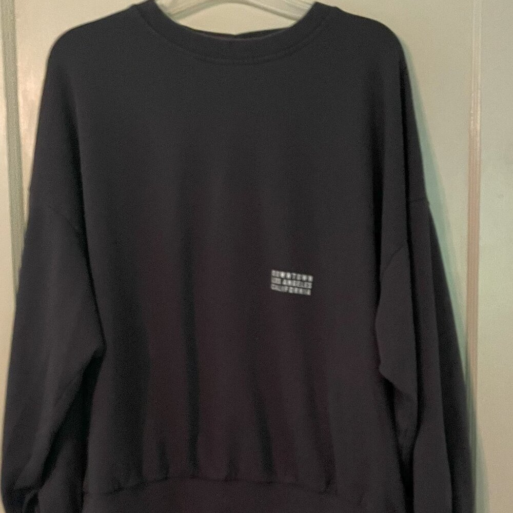 H&M: Oversized Relaxed-fit Dark Grey Sweatshirt